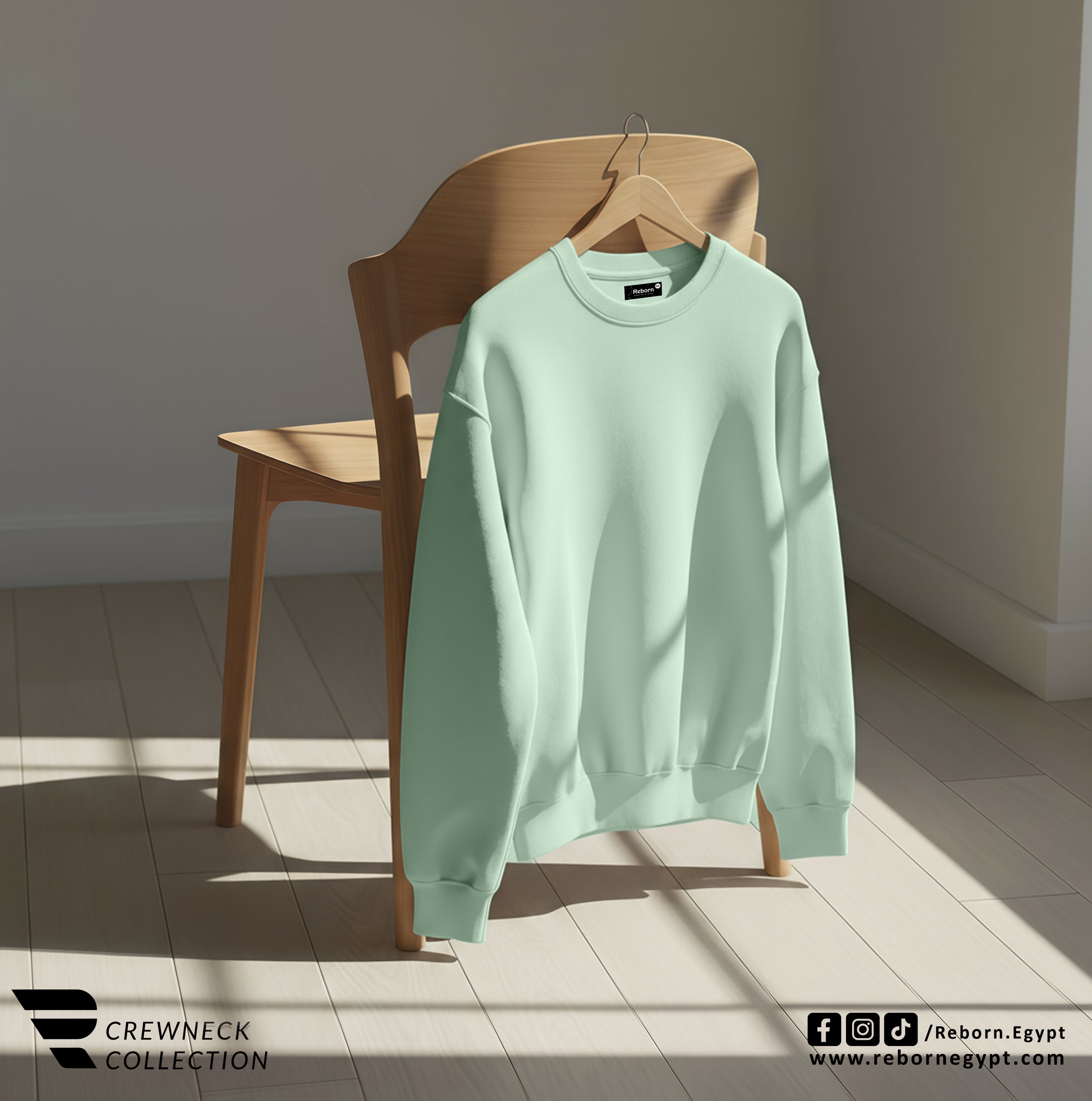 CREWNECK OVERSIZE - Mint