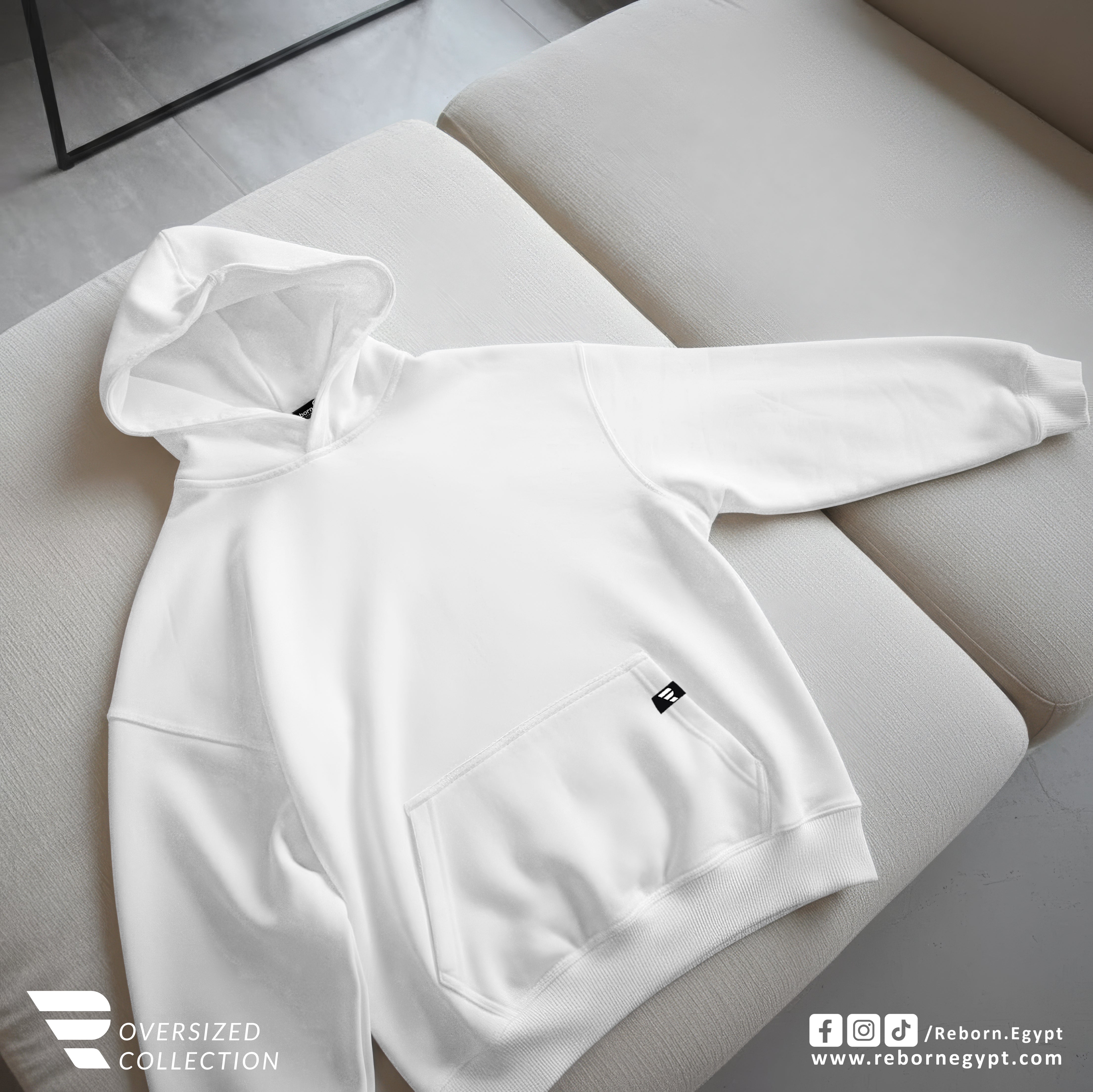 HOODIE OVERSIZE - White