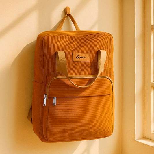 Havan Corduroy Backpacks