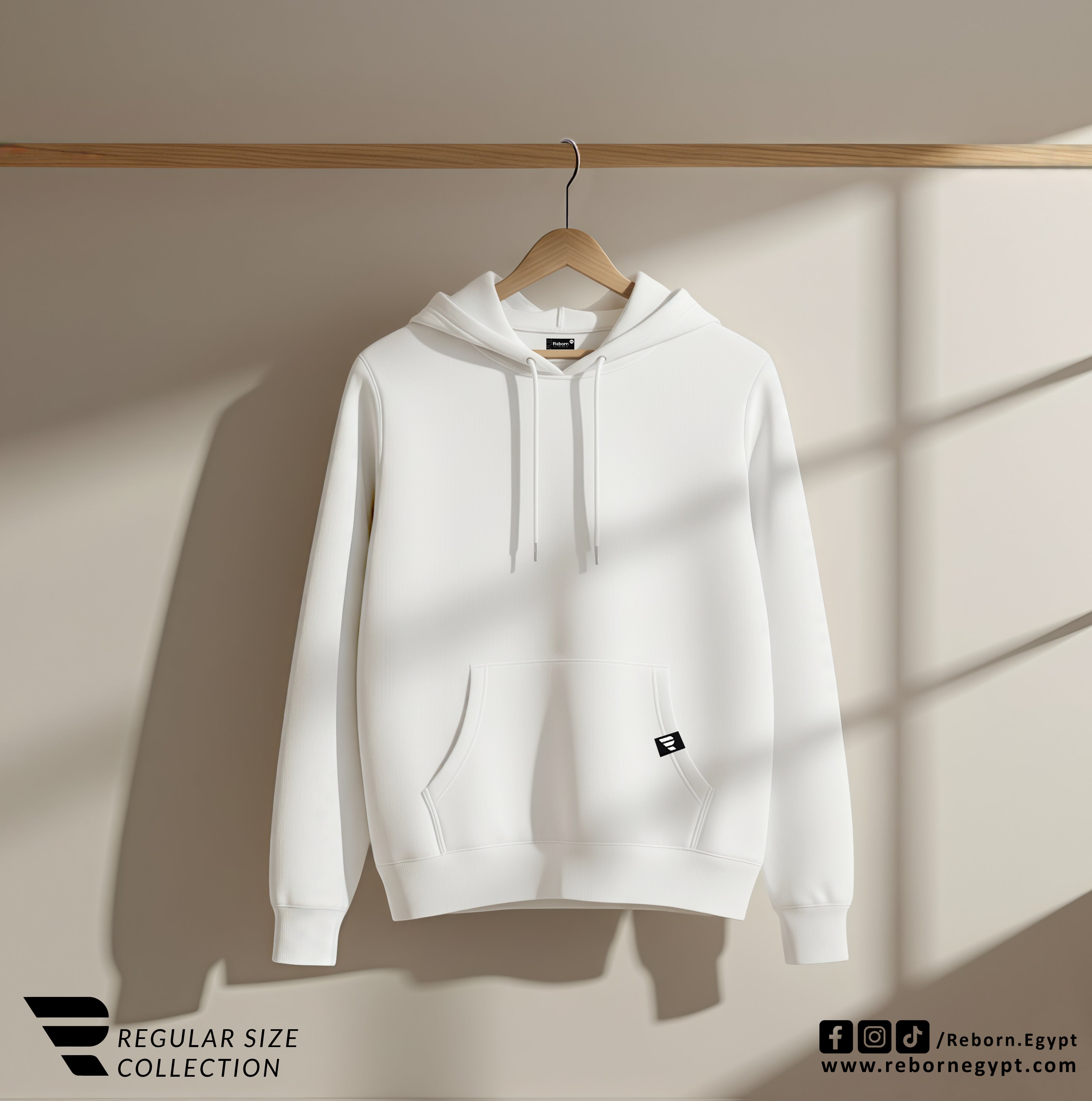 HOODIE Regular Fit -White