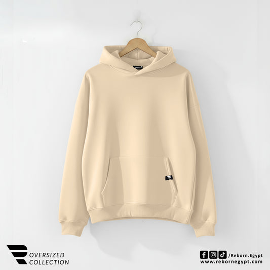 HOODIE OVERSIZE - Beige