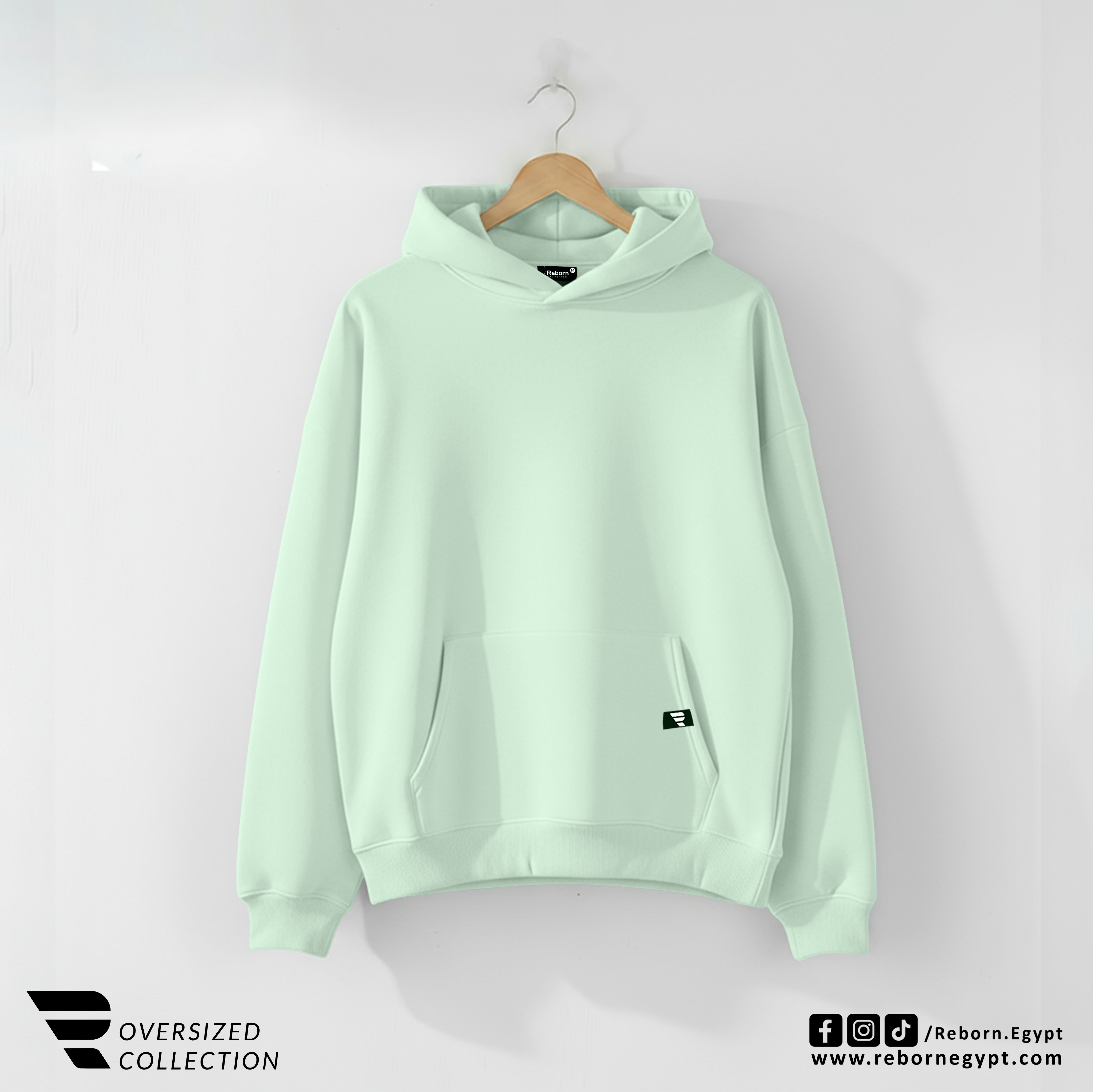 HOODIE OVERSIZE - Mint
