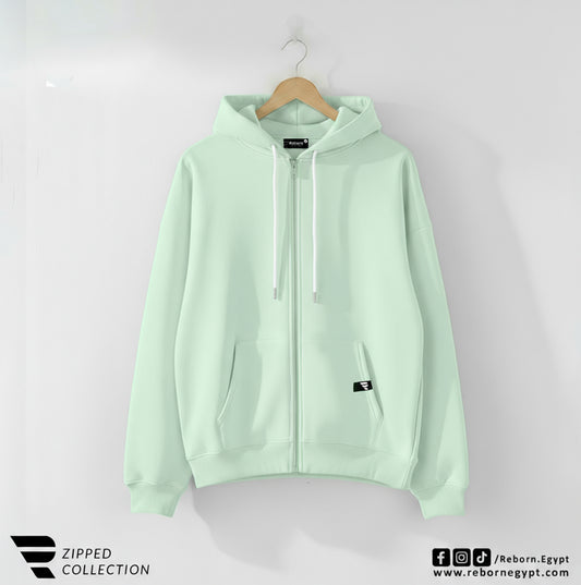 Zipper Sweatshirt - Mint