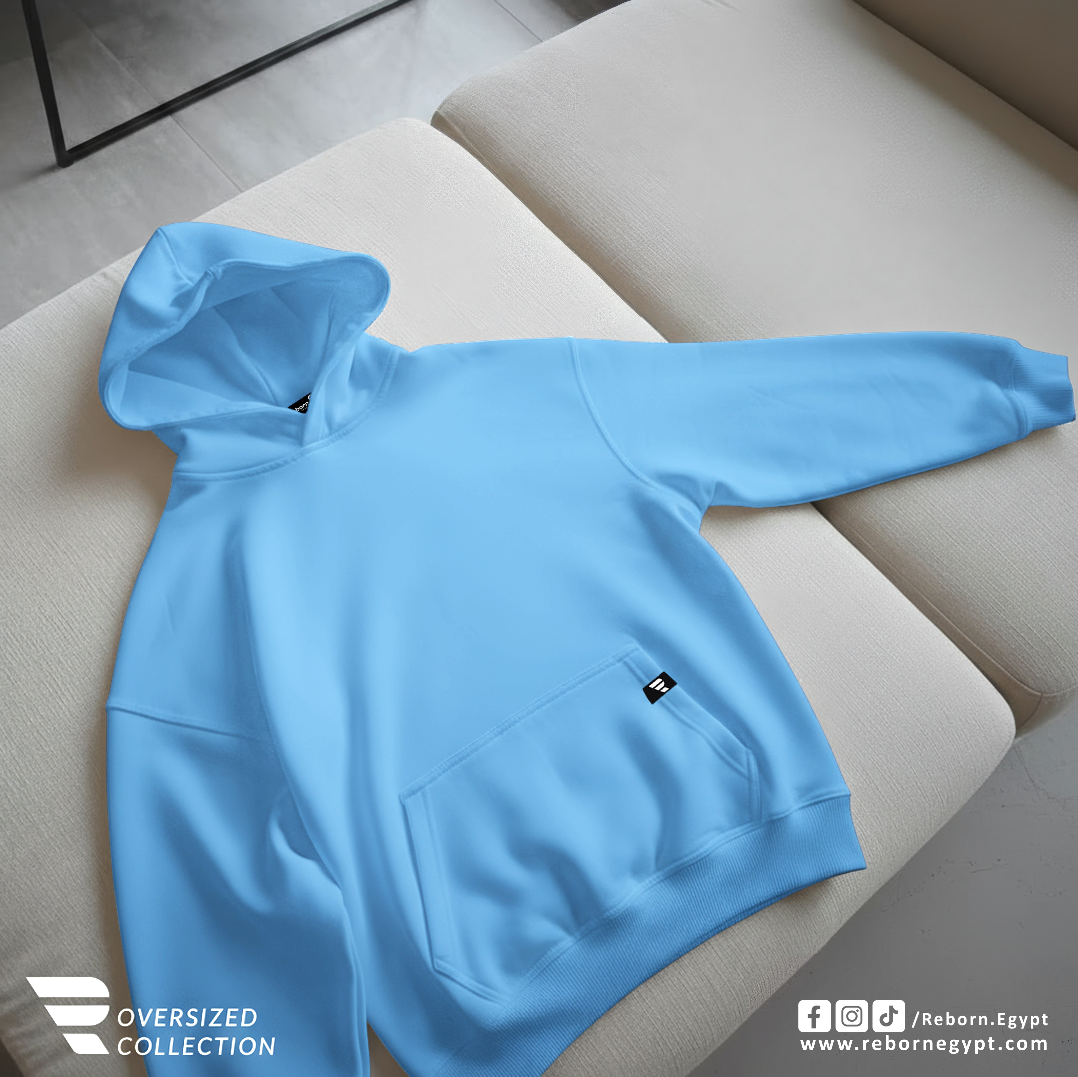 HOODIE OVERSIZE - Blue