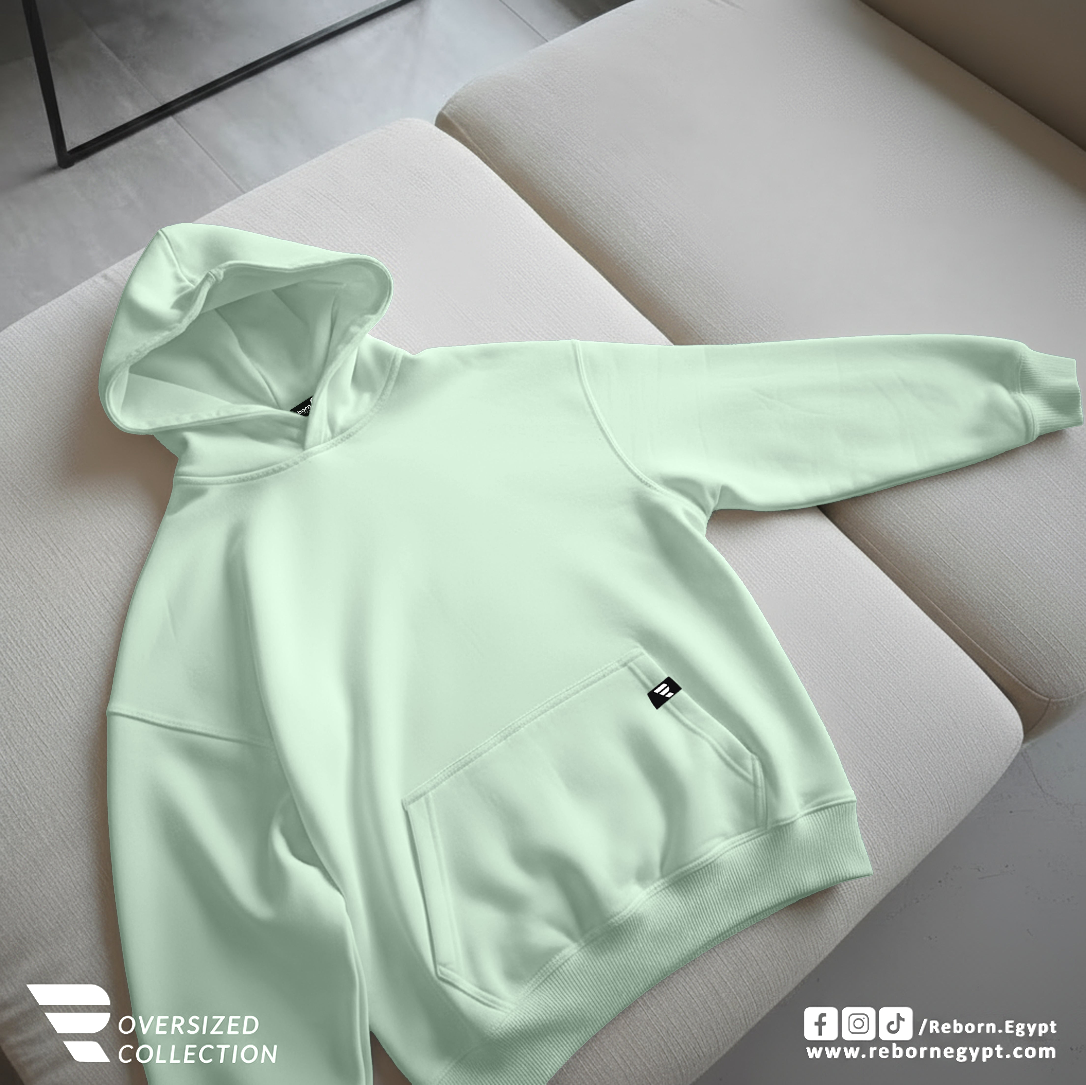 HOODIE OVERSIZE - Mint
