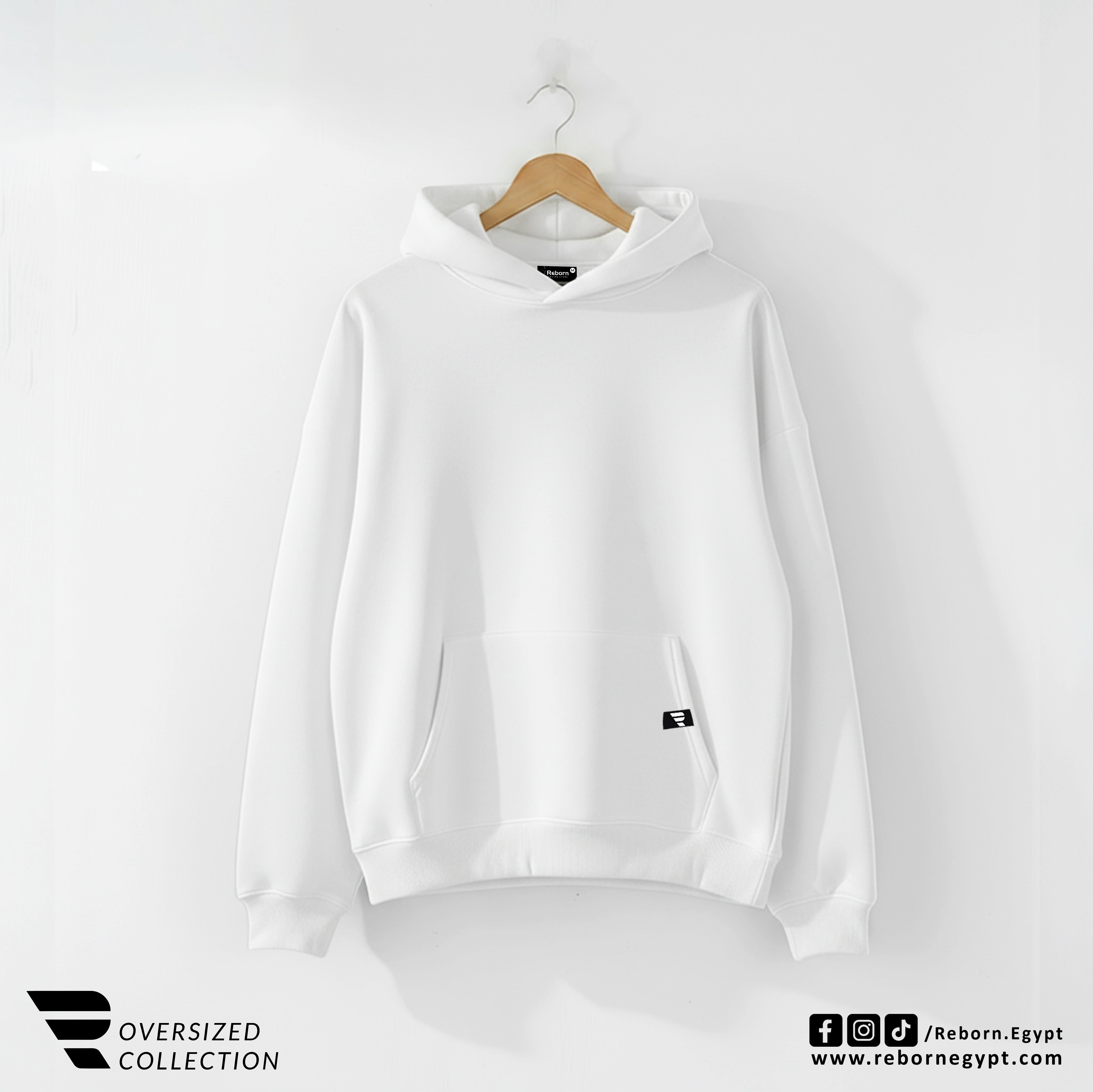HOODIE OVERSIZE - White